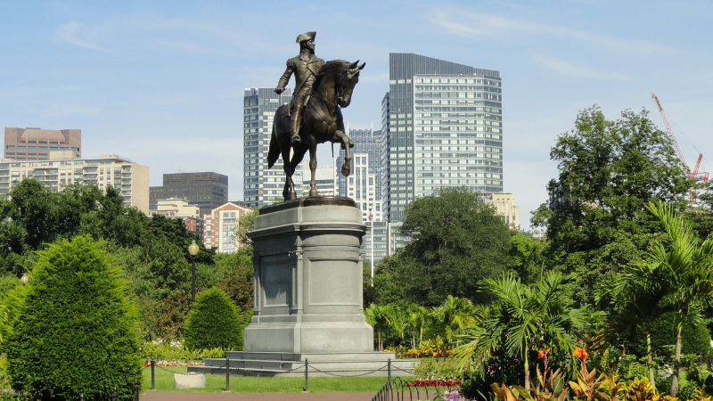 Equestrian Statute of George Washington Boston, MA