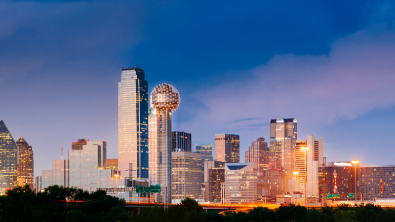 Skyline Dallas, TX