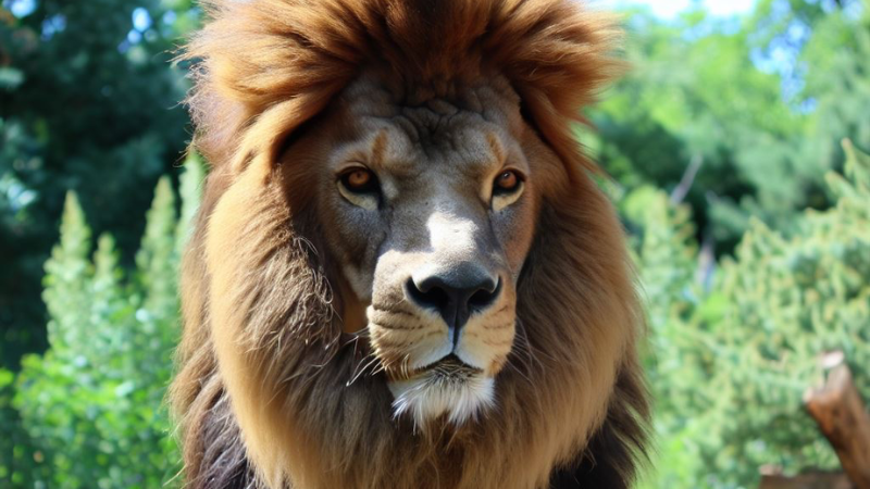 Lion at Denver Zoo