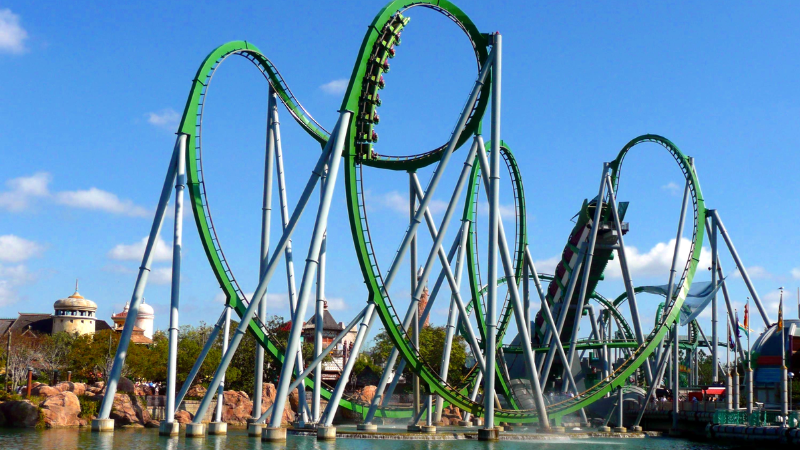 Hulk Rollercoaster Islands of Adventure Orlando, FL