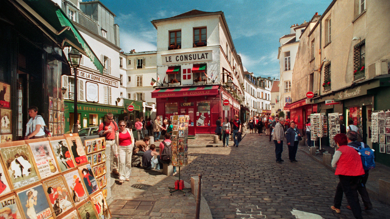 The Streets of Paris, France