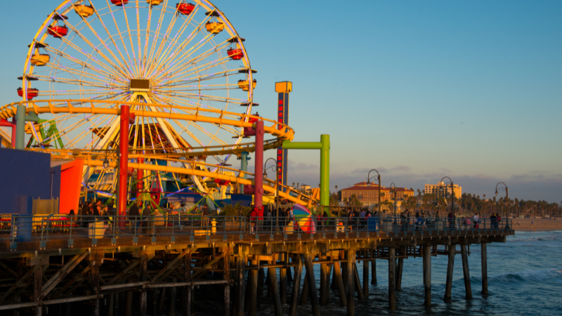 Santa Monica Board Walk Santa Monica, CA